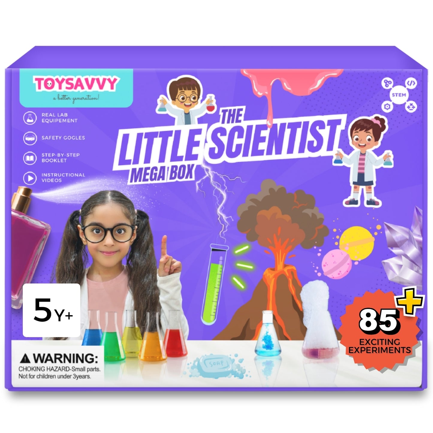 The Little Scientist Mega Box: 85+ Engaging STEM Experiments for Kids