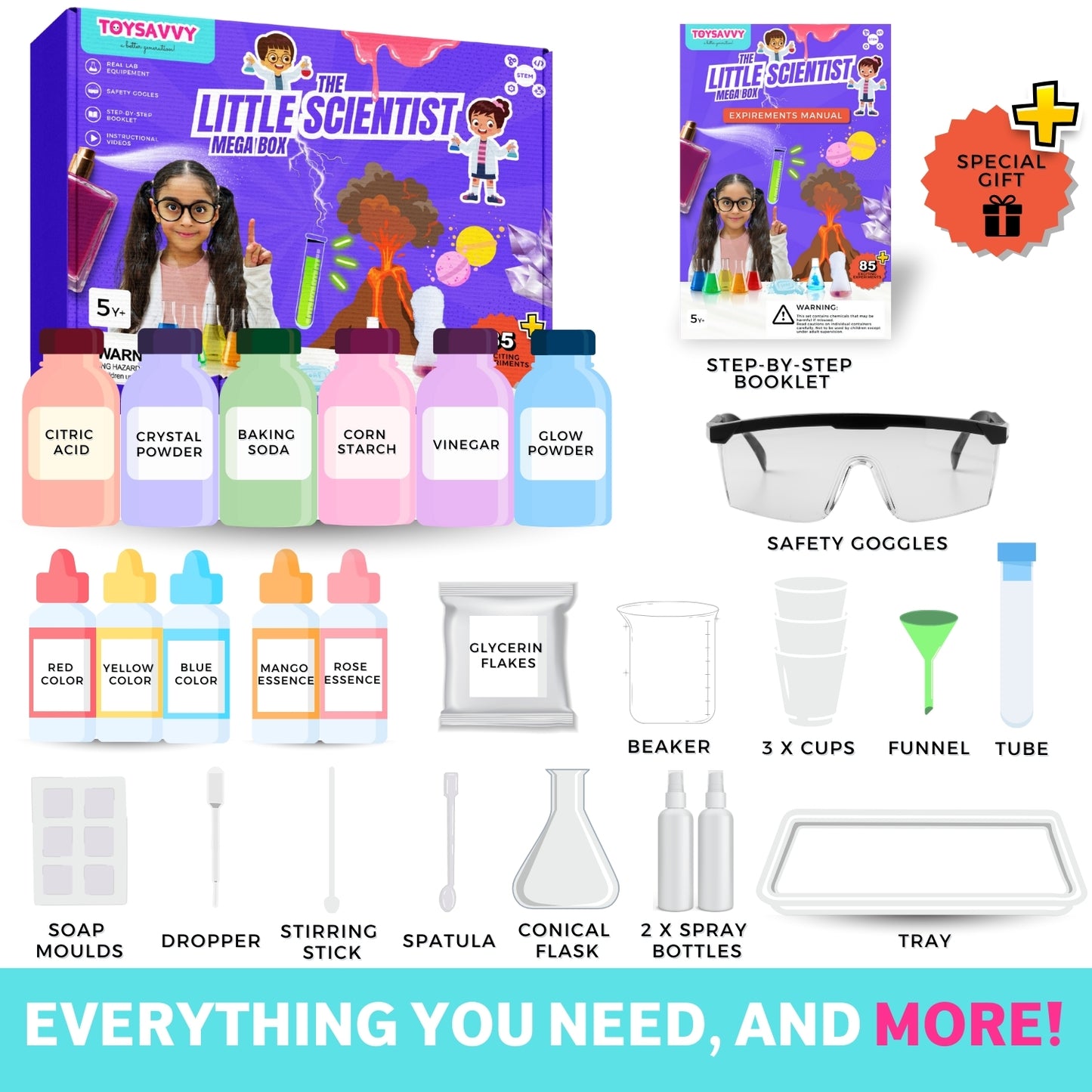 The Little Scientist Mega Box: 85+ Engaging STEM Experiments for Kids