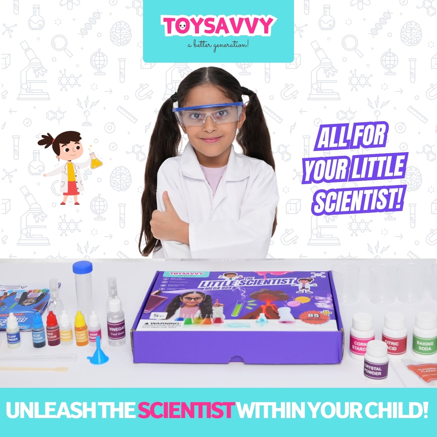 The Little Scientist Mega Box: 85+ Engaging STEM Experiments for Kids